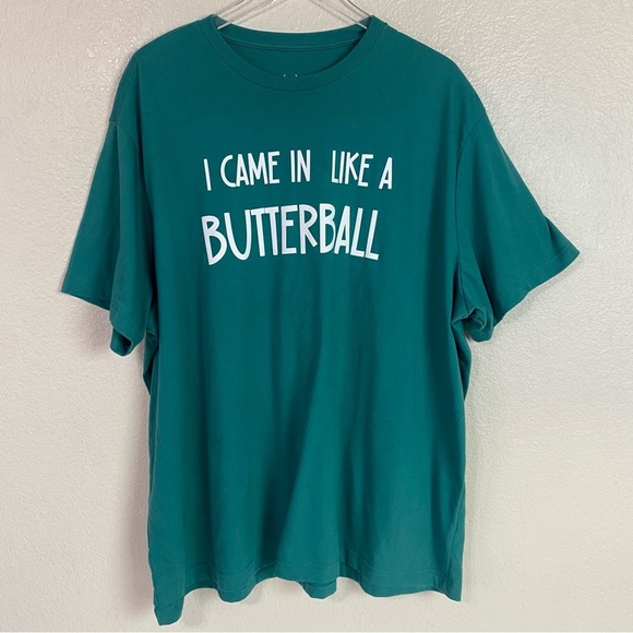 George I Came in Like A Butterball Short Sleeve T Shirt Size 3X - Picture 1 of 5